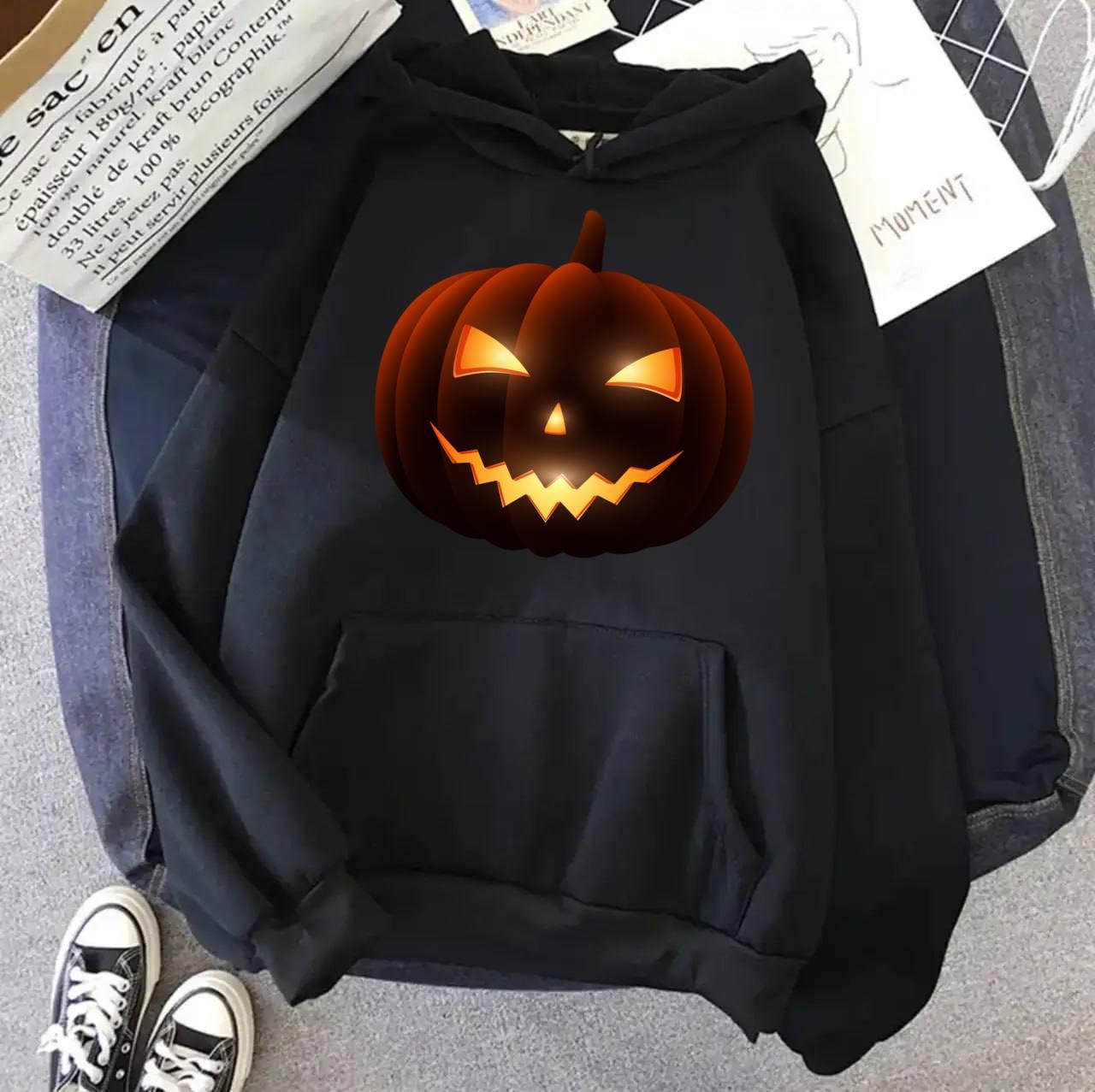 Жіноче худі з тиквою на Halloween, фото 1
