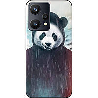 Силиконовый чехол Epik для Realme 9 Pro Plus с картинкой Панда в капюшоне