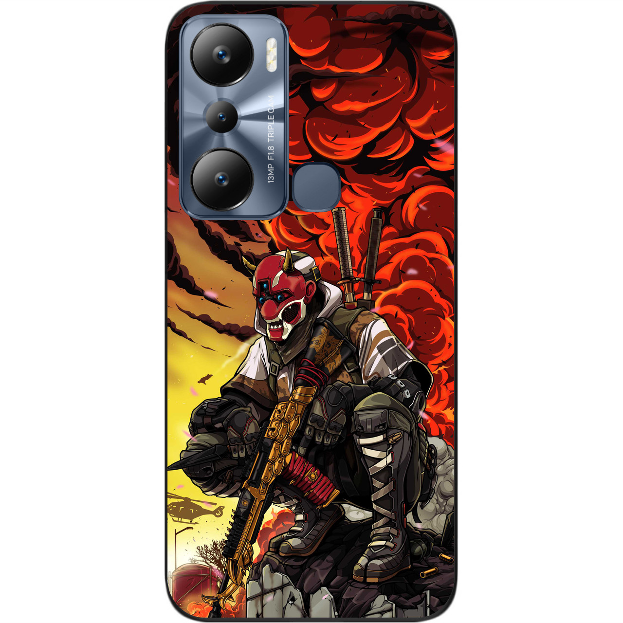 Силіконовий чохол Case для Infinix Hot 20i з картинкою Call of Duty Сезон 3