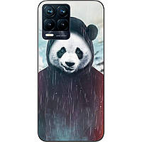 Силиконовый чехол Epik для Realme 8 4G с картинкой Панда в капюшоне