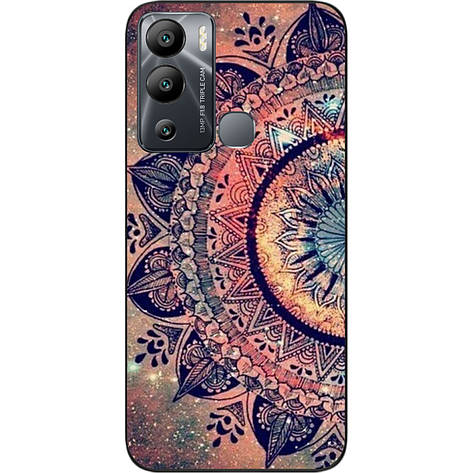 Оригінальний силіконовий чохол Case для Infinix Hot 12i з картинкою Мандала, фото 1