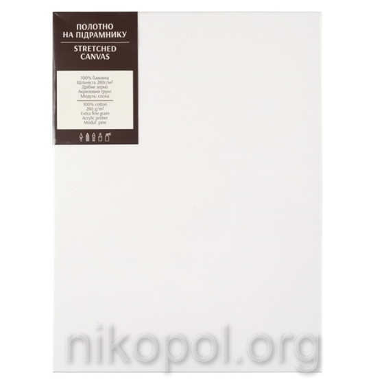 Полотно на підрамнику 30х40см для акрилу, олії ROSA