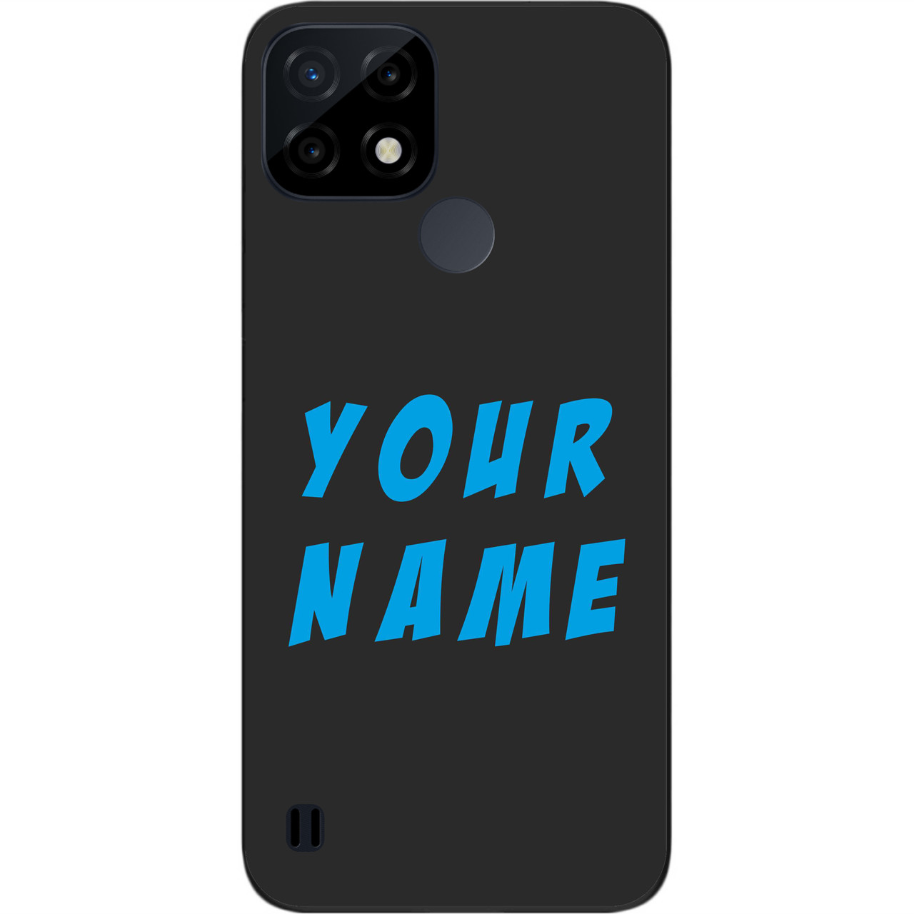 Саме чохол Epik для Realme C21 бампер із ім'ям друк на чохлі