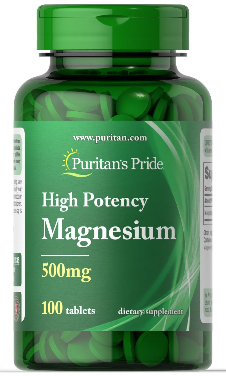 Магній, Magnesium 250 mg, Puritan's Pride, 100 таблеток