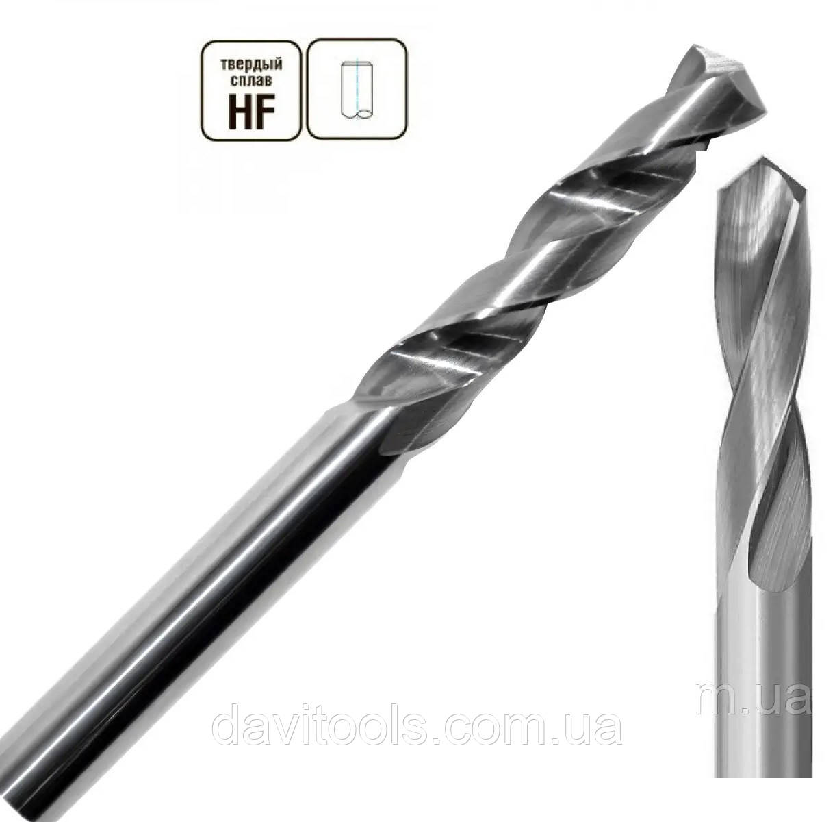 Свердло для викручування отворів D6 d6 L60 h30