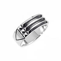 Серебрянное объемное кольцо Атлантида, египетское стильное широкое кольцо Атлантис из серебра 925 пробы