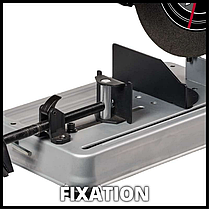 Потужна пила монтажна по металу Einhell TC-MC 355/1 : 2200 Вт, 4200 об/хв, диск Ø 355 x Ø 25.4 x 2.8 мм (4503139), фото 4