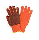 Рукавички х/б універсальні, оранжеві, фото 2