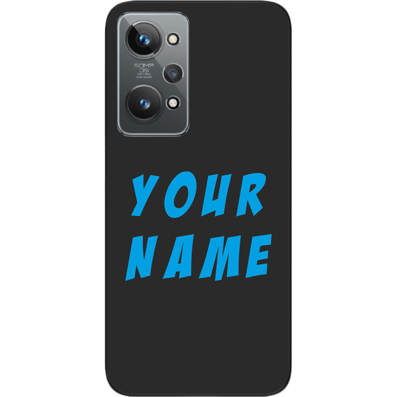 Саме чохол Epik для Realme GT2 бампер із ім'ям друк на чохлі