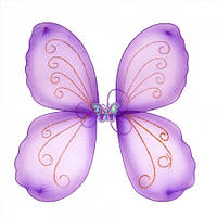 Крылья Бабочки 40х40см средние (фиолетовые)