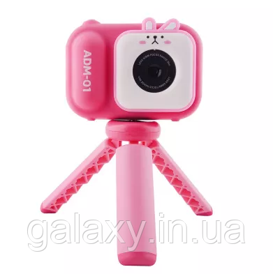 Дитяча фотокамера 2,4" 600mAh фотоапарат зі штативом S11 PINK