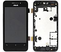Дисплей Asus A400CG Zenfone 4 с сенсором, черный, с рамкой