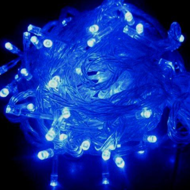 Гірлянда RD-7055 200LED Вулиця Провід-Білий, Колір ламп-Синій