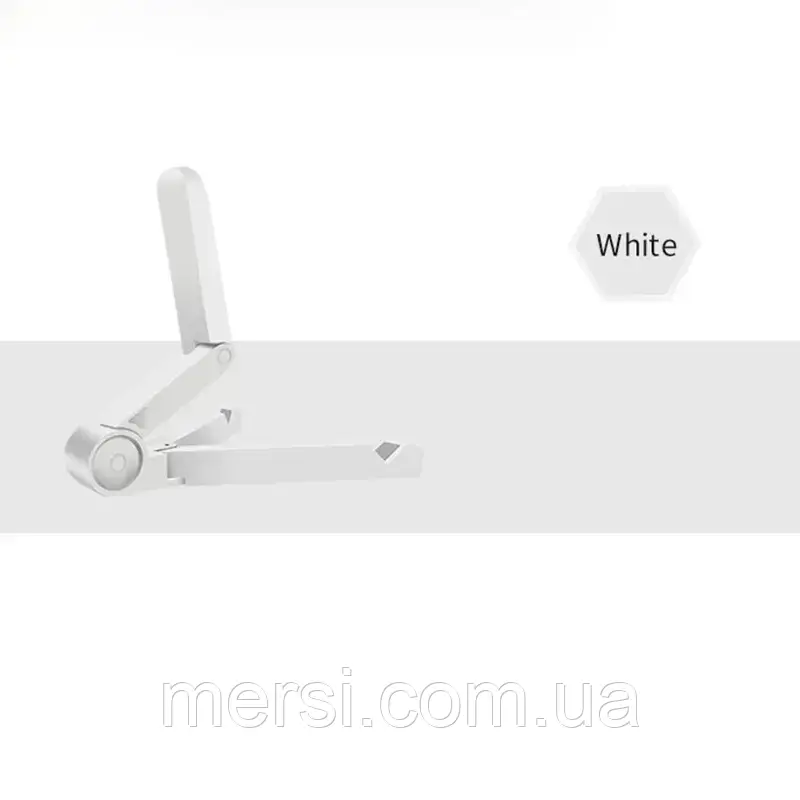 Підставка для смартфона чи планшета складна,компактна, універсальна.Білий. LVSHUO. Холдер., фото 1