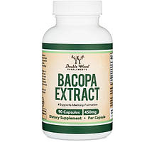 Комплекс для профилактики работы головного мозга Double Wood Bacopa Monnieri Extract 450 mg 90 Caps