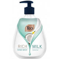 Мыло жидкое TEO Rich Milk Coconut, 400 мл