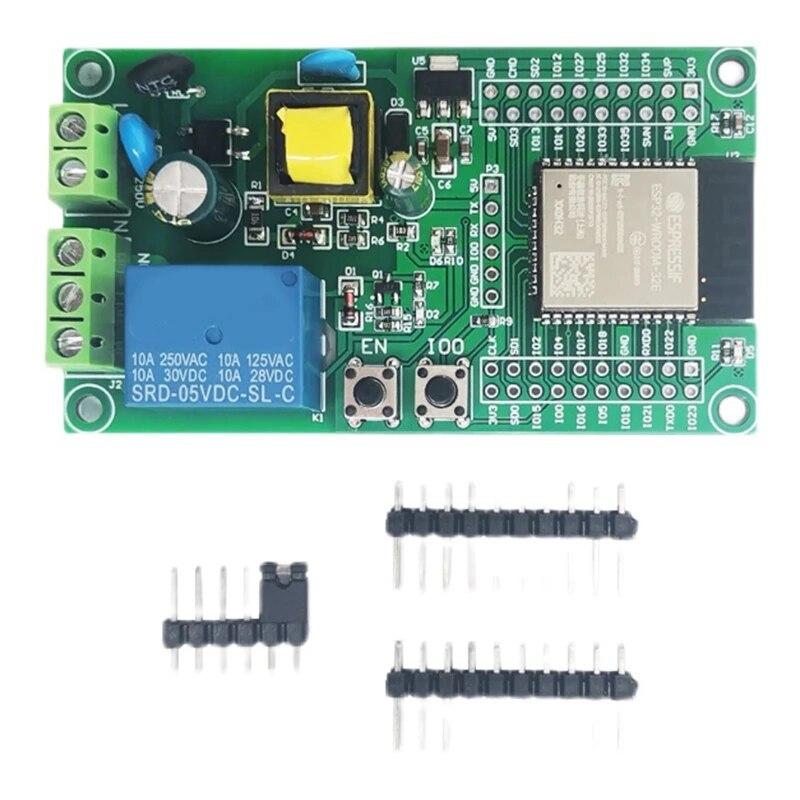 Джерело живлення змінного струму ESP32 WIFI Bluetooth BLE, однорелейний модуль ESP32, плати розробки