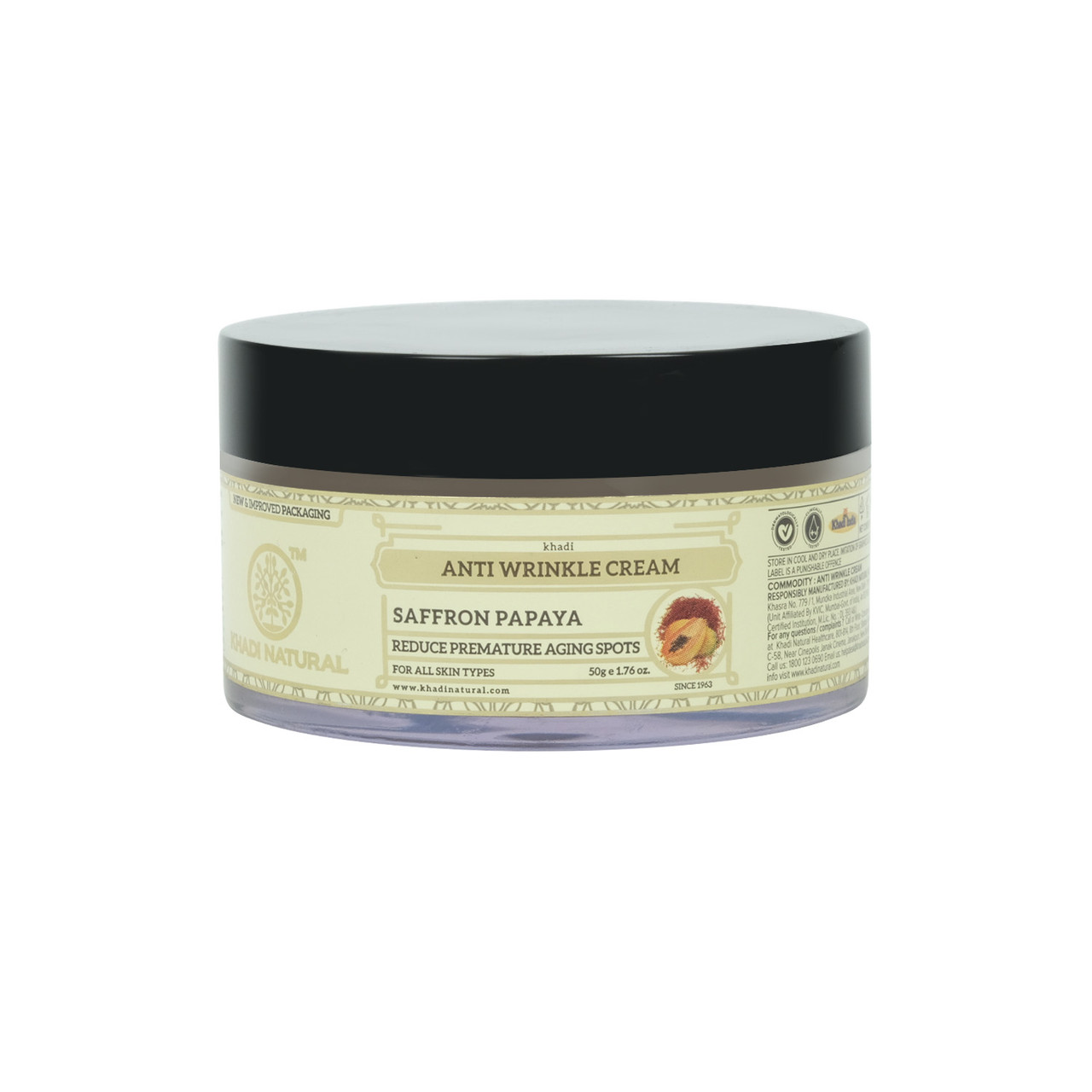 КРЕМ ВІД ЗМОРШОК 50ГРМ. КХАДІ, ANTIWRINKLE CREAM 50GM. KHADI