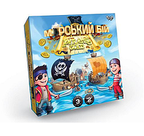Гра настільна G-MB-03U "Морський бій. Pirates Gold", "Данко-тойс", в коробці, укр.