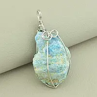 Кулон Апатит, Лірімар 45х20мм.