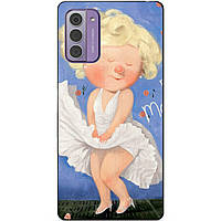 Силиконовый чехол бампер для Nokia G42 с рисунком Мэрилин Монро Гапчинская Marilyn Monroe