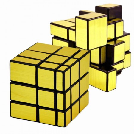 Кубик Рубіка 3х3х3 Дзеркальний (золото)
