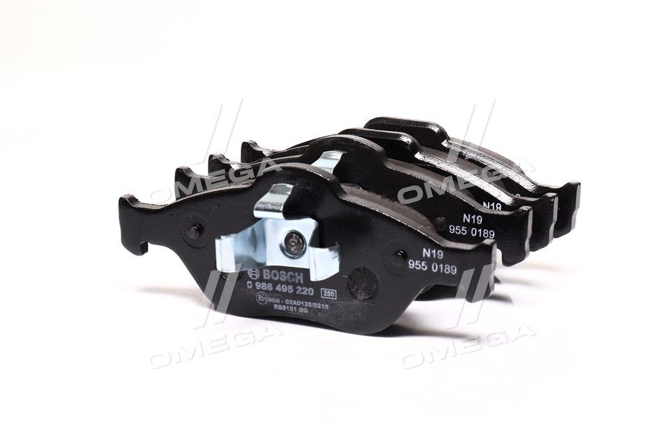 Колодка гальм. диск. FORD FIESTA, FUSION, MAZDA 2 передн. (вир-во Bosch) 0 986 495 220 UA59