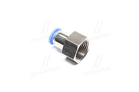 З'еднання цангове PU/PR (пряме, шланг - внутр. ризьблення) 10ммX1/2"(AIRKRAFT) SPCF10-04 UA59