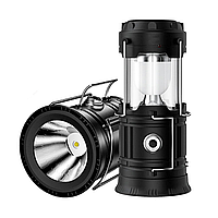 Туристический фонарь-лампа на солнечной батарее 2 режима свечения, Портативный кемпинговый фонарь-павербанк