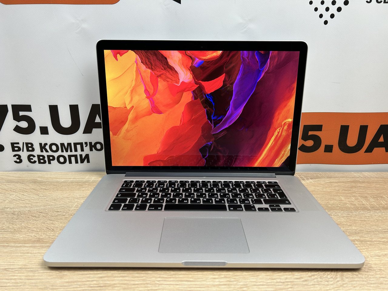 Ноутбук Apple MacBook Pro, 15.4" Retina, Intel Core i7-4770HQ 3.4GHz, RAM 16ГБ, NVME 256ГБ