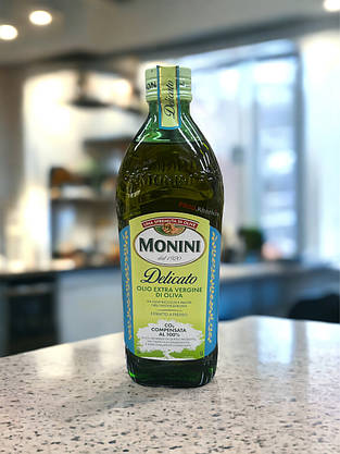 Оливкова олія Monini Delicato Olio Extra Vergine di Oliva 1 літр (скло), фото 4