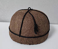 Сванка шапка грузинская войлочная коричневая