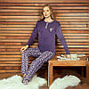 Жіноча піжама великий розмір 54-60, ХL-2XL з брюками, 100% бавовна-віскоза Туреччина, ТМ Isilay, фото 3