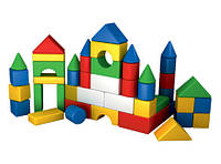 Конструктор кубики "Маленький строитель" с крупными деталями (42шт.) для детей от 1 года