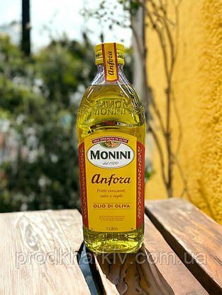 Оливкова олія Monini Anfora Olio Extra Vergine di Oliva 1 літр (скло), фото 3