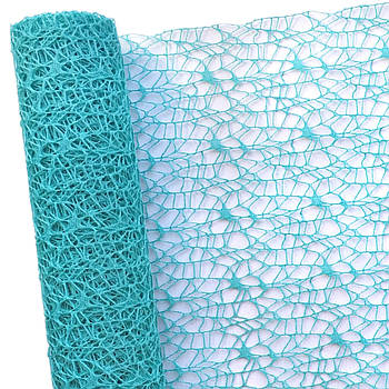 Сітка "POLY NET 1" №10 бірюзова (50 см х 5 ярдів)