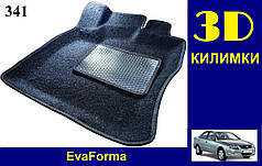 3D килимки EvaForma на Nissan Almera Classic '06-13, ворсові килимки