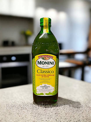 Оливкова олія Monini Olio Extra Vergine di Oliva CLASSICO 1 літр (скло), фото 3