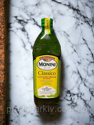 Оливкова олія Monini Olio Extra Vergine di Oliva CLASSICO 1 літр (скло), фото 4