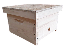 Нуклеус на 2 бджолосім'ї, 6 рамкок, 1 годівниця, дерев'яний