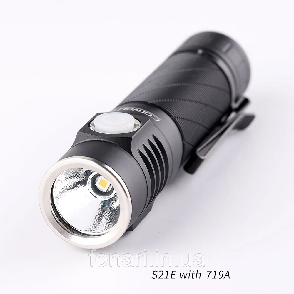 Ліхтар Convoy S21E Nichia 719A R9050, 1x21700 USB Type-C зарядка (високий CRI)