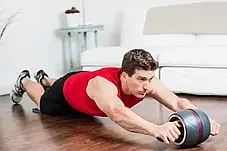 Тренажер для преса зі зворотним механізмом Perfect AB Carver Pro, Колесо для преса, фото 4
