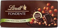 Темний шоколад з фундуком LINDT Fondente Nocciole, 100г