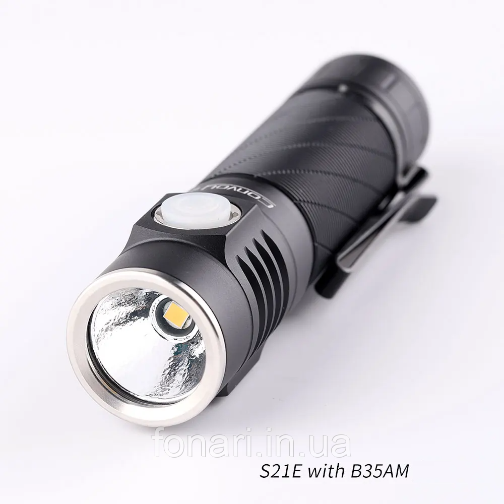Ліхтар Convoy S21E Nichia B35AM R9080, 1x21700 USB Type-C зарядка (високий CRI)