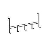 Навісний вішак з гачками Metaltex Touch-Therm 38х15 см Чорний (351930 000)