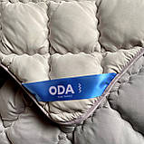 Ковдра полуторна тканини холлофайбер "ODA" 155*210 Стьобана ковдра Колір - сірий, фото 5
