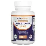 Vitamatic, Быстрорастворимый мелатонион, 20 мг, 60 быстрорастворимых таблеток Днепр