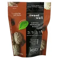 Sweetwell, Keto Bites, кофейное безе, 40 г (1,4 унции) Днепр