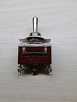 Тумблер великий Daier KN3C-123 12мм 15A 250VAC 3pin ON-OFF гвинт