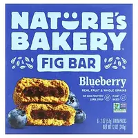 Nature's Bakery, Инжирный батончик, голубика, 6 двойных пакетиков по 57 г (2 унции) Днепр